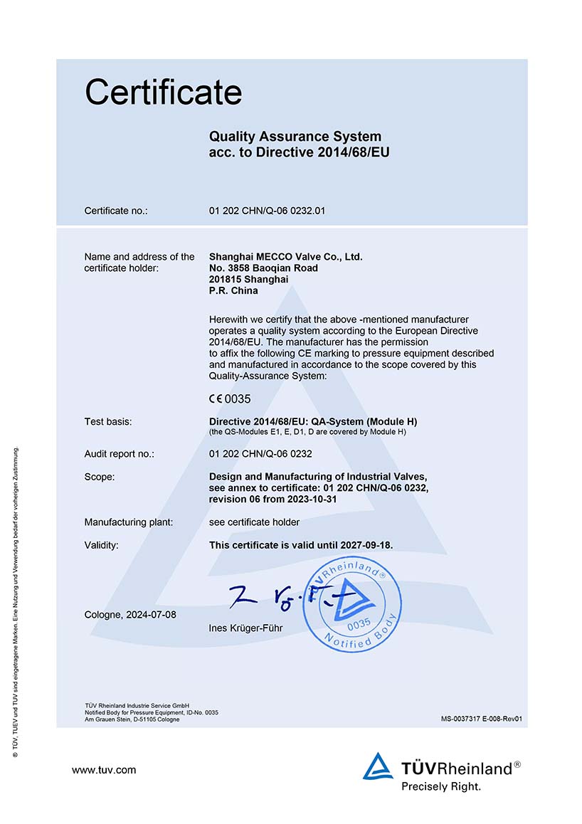 CE Certificates