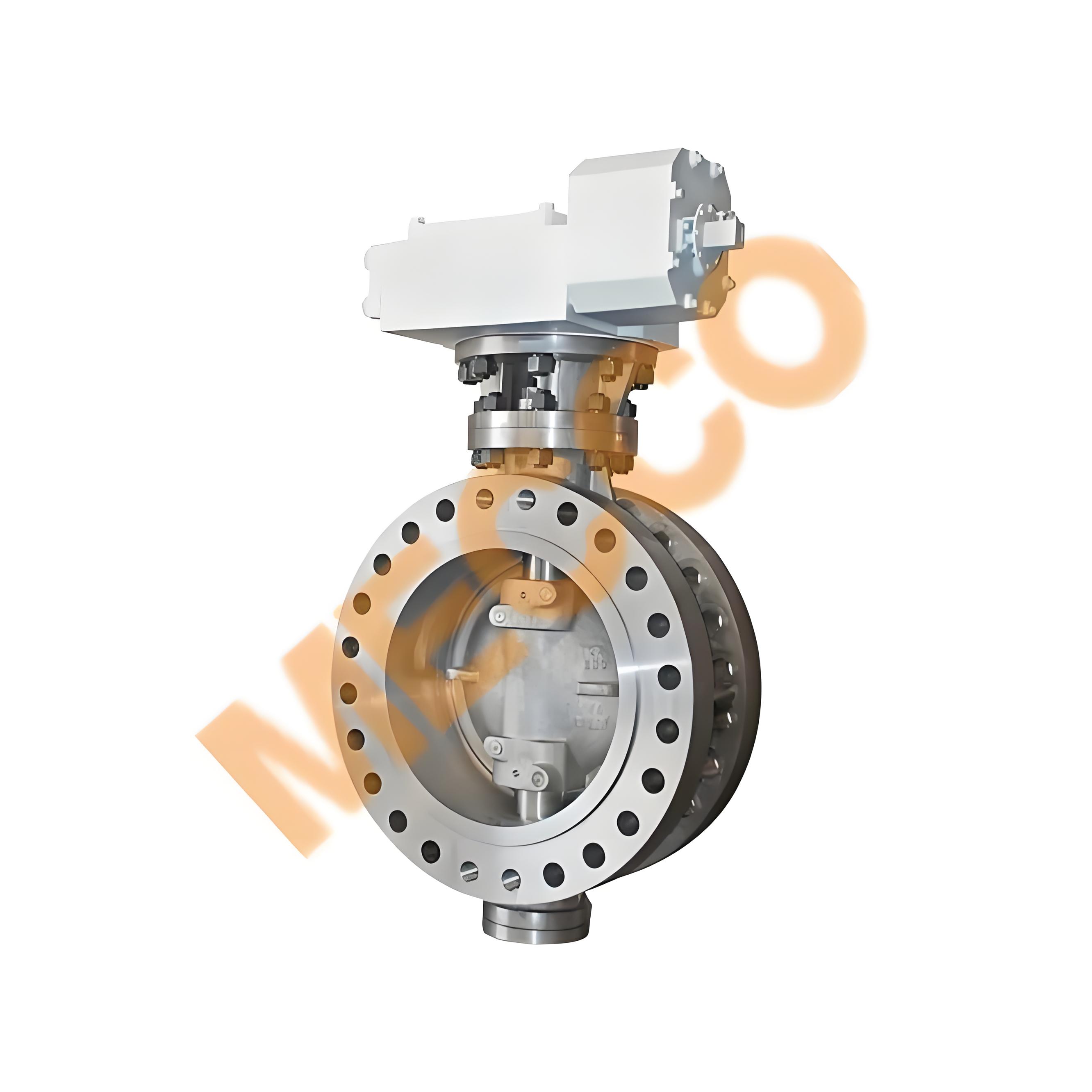 triple eccentric butterfly valves